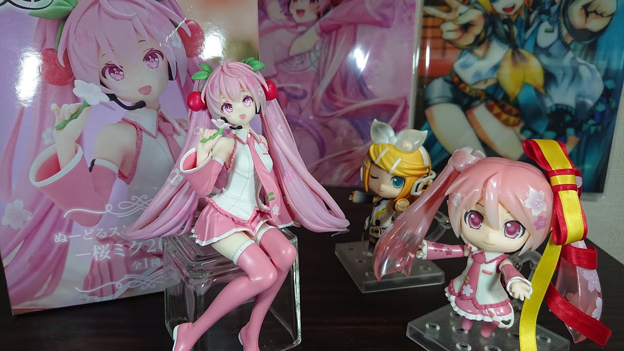 ぬーどるストッパーフィギュア 桜ミク 2024 レビュー！ - YouTube