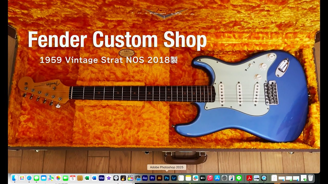 FENDER CUSTOMSHOP 『1959 Vintage Strat NOS 2018年製』 - YouTube