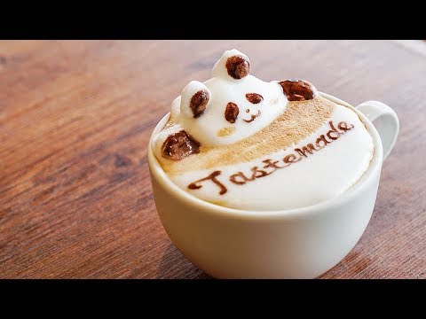 何を描いているかな？】3Dラテアート☕️ - YouTube