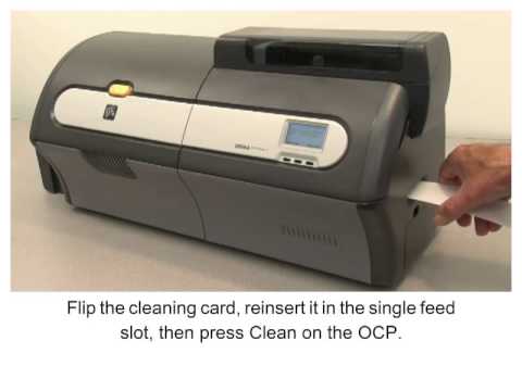 Zebra ZXP Series 7 How-To: Clean the Card Path - YouTube