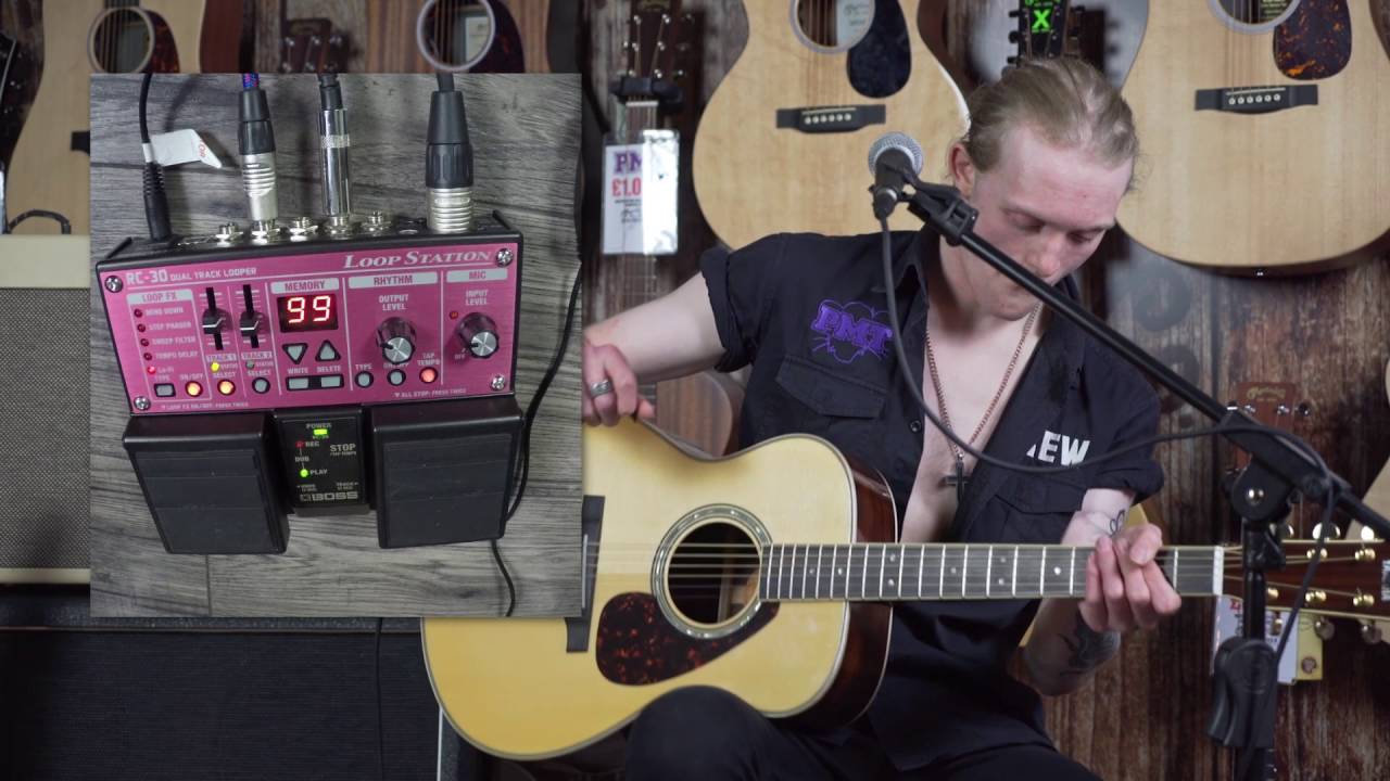 Boss RC30 Loop Station Pedal - Demo - YouTube
