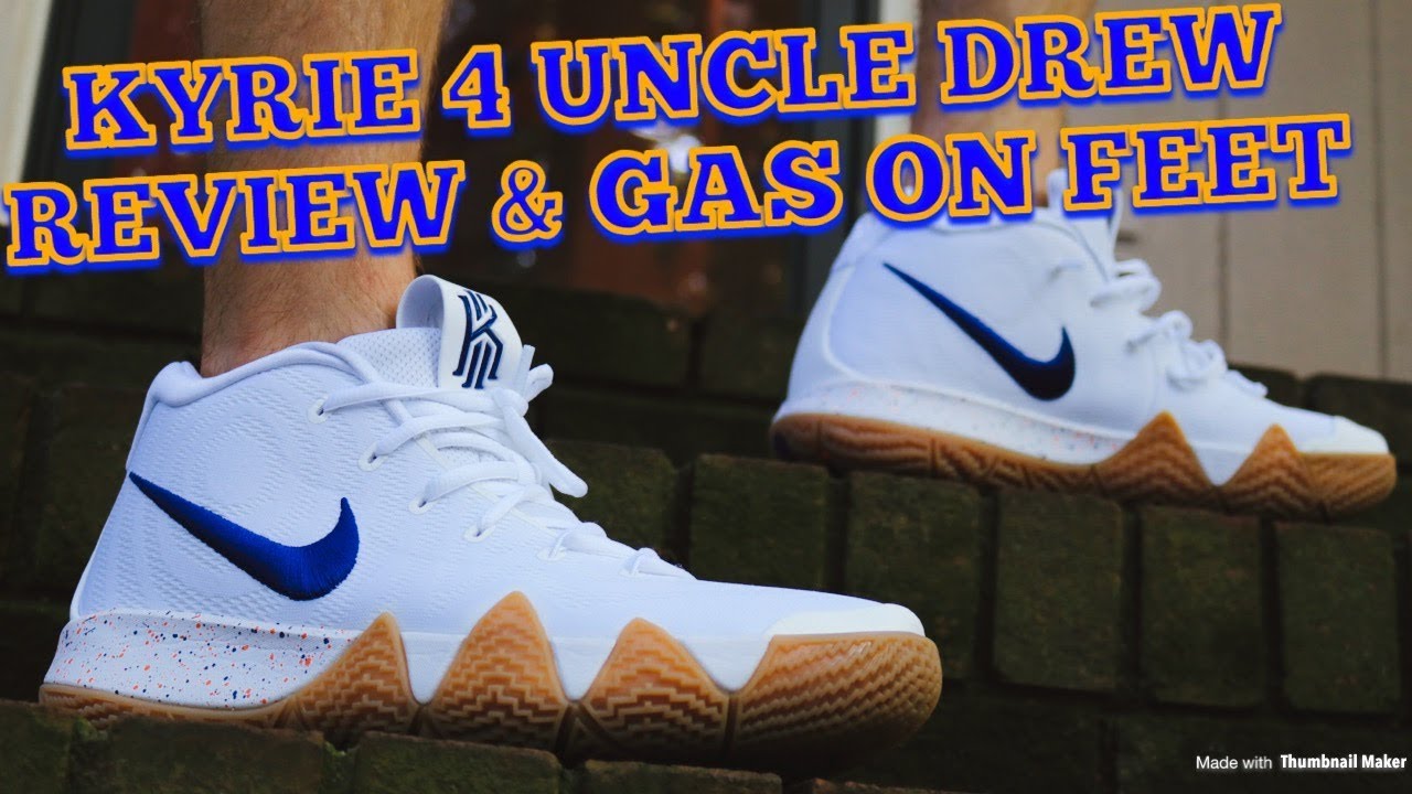 Nike Kyrie 4 Uncle Drew Review & Gas On Feet!! - YouTube