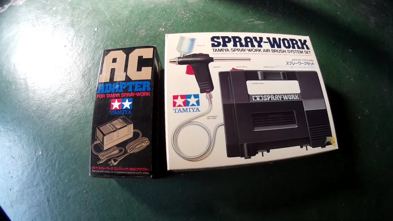 20年以上放置したタミヤスプレーワーク(初代)は使えるのか - YouTube