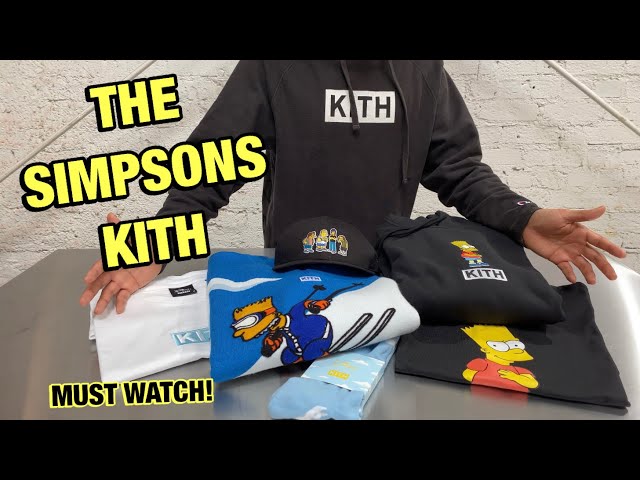 KITH X THE SIMPSONS * Best items of the collection! Must watch