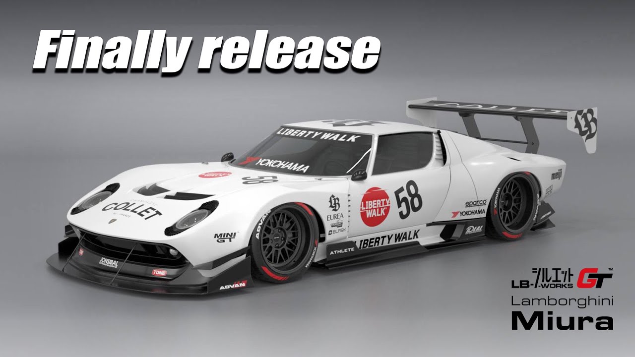 Finally release!! LB-Silhouette WORKS GT Lamborghini Miura - YouTube