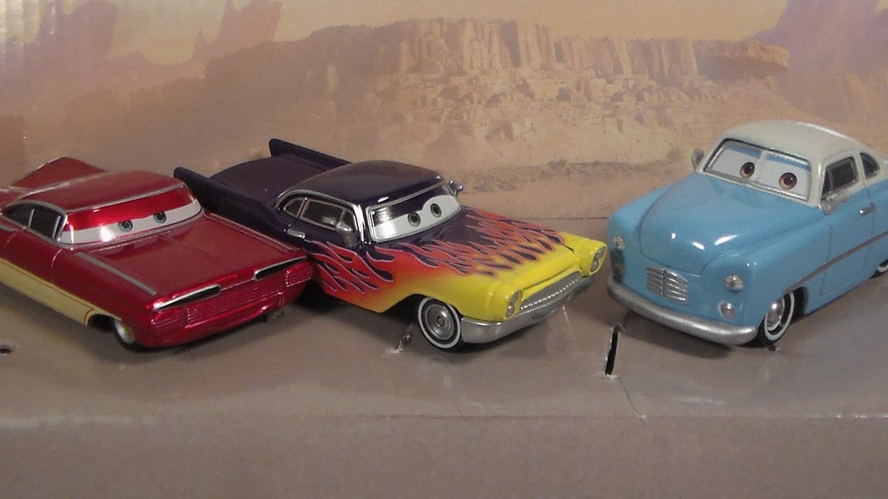 Hometown Radiator Springs 3-pack 2017 Cars Mattel Review - YouTube