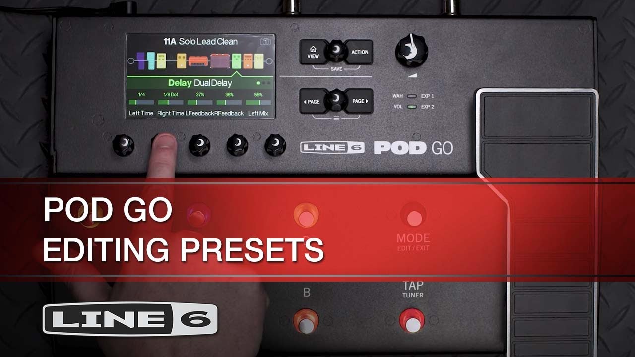 LINE6 POD GO（最新アップデート、DYNAX IRインストール） LINE6 POD