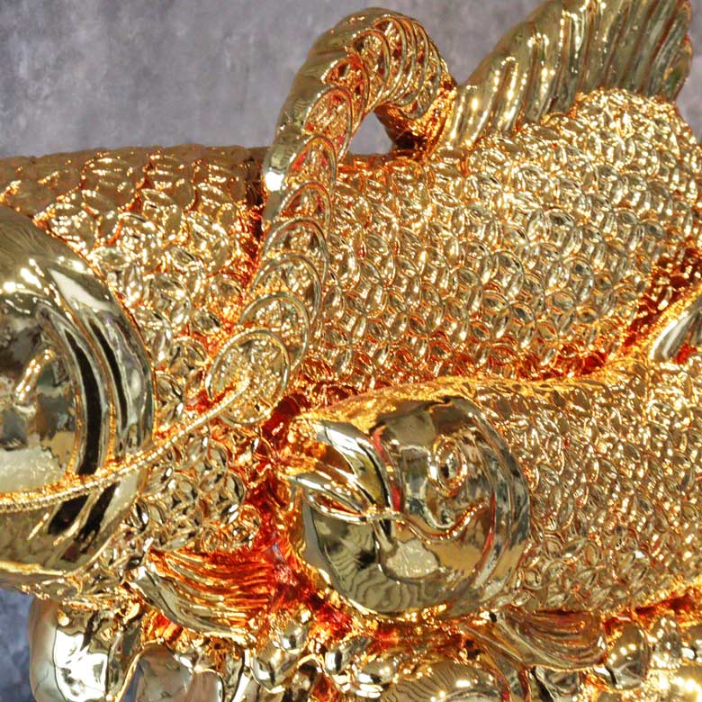 魚 オブジェ 置物 トレジャーフィッシュ 風水 金運 縁起物