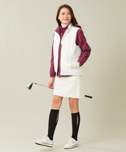 セール】 【WOMEN】【撥水・ストレッチ】リバーシブル ダウンベスト