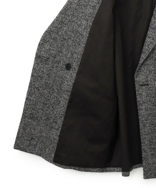 セール】 ヘリンボーンループツイード ジャケット （テーラード