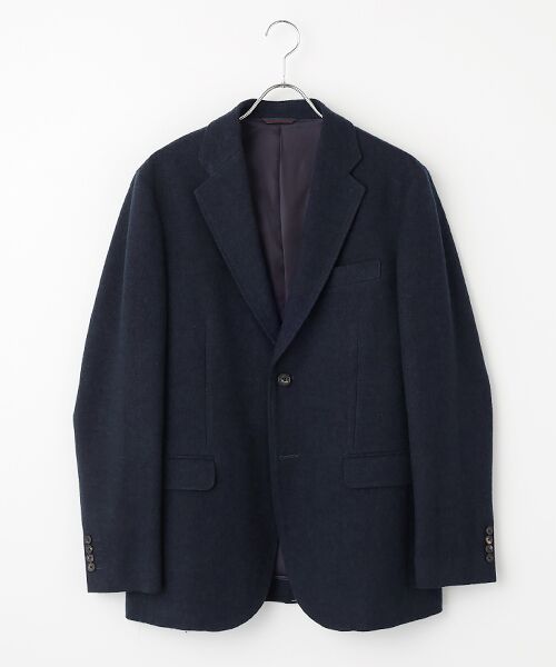 セール】 ローモンドウール/リネン平織ネップツイード ジャケット