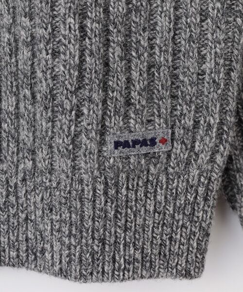 セール】 ウール三ツ杢5G タートルネックセーター （ニット・セーター