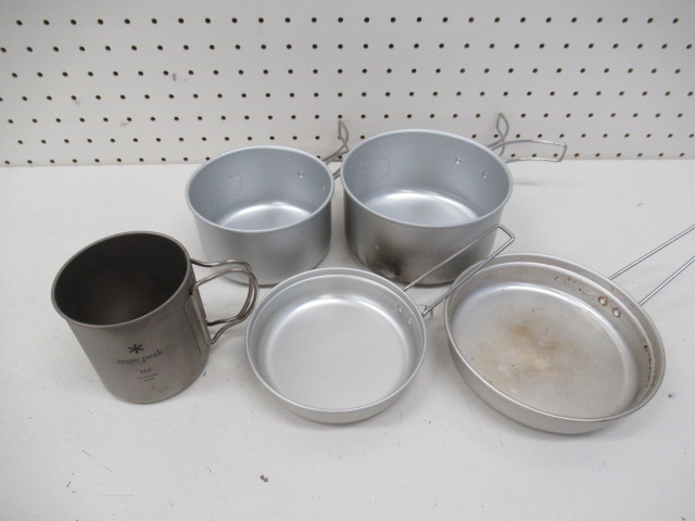 アルミパーソナルクッカーセット+チタンシングルマグ | アウトドア用品