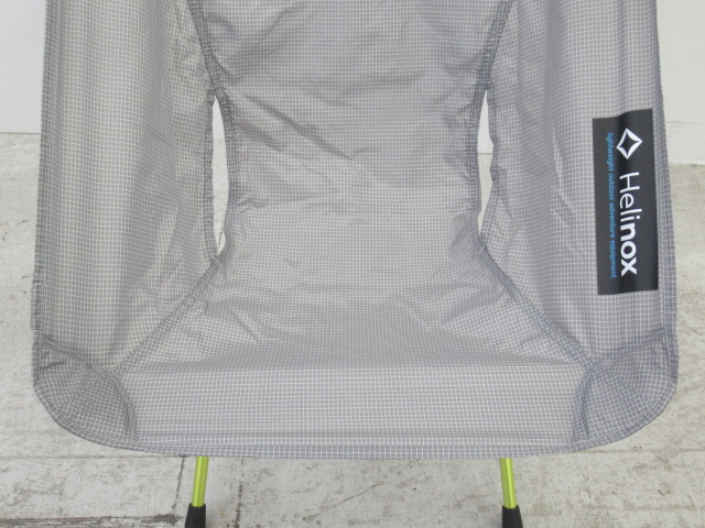 Helinox ヘリノックス チェアゼロ グレー 中古 チェアゼロ ヘリ