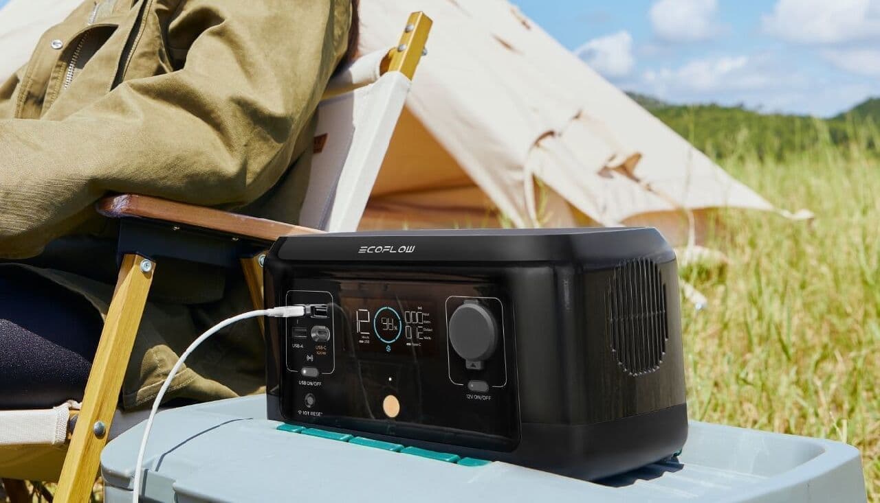 災害時にもキャンプにも ブランド史上最軽量の小型ポータブル電源
