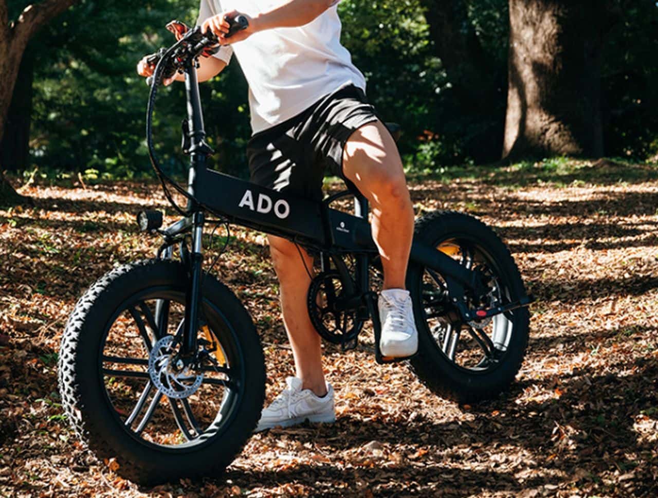 太さ4インチのファットタイヤを装備した電動アシスト自転車 ADO「A20F
