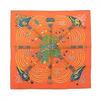 エルメス カレ55 Le Jardin de la Maharani マハラニの庭 スカーフ