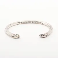 クロムハーツ ダブルドッグ バングル 925 24.2g A3811438｜中古