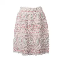 シャネル ココボタン 18P コットン スカート 38 レディース マルチ