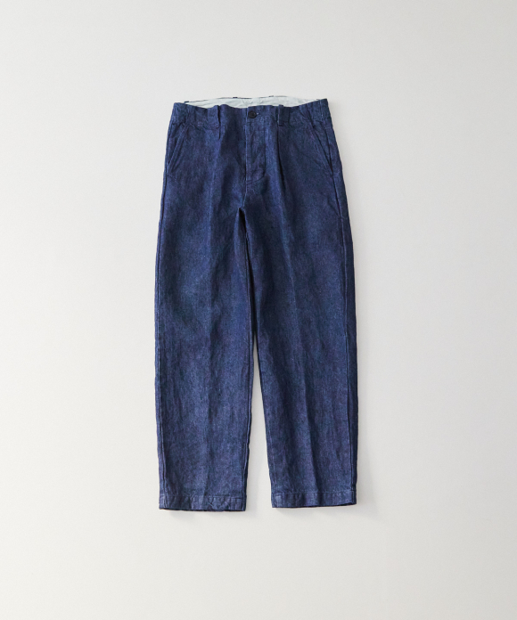 12.5ozリネンデニム トラウザーズ｜nest Robe / CONFECT ONLINE SHOP