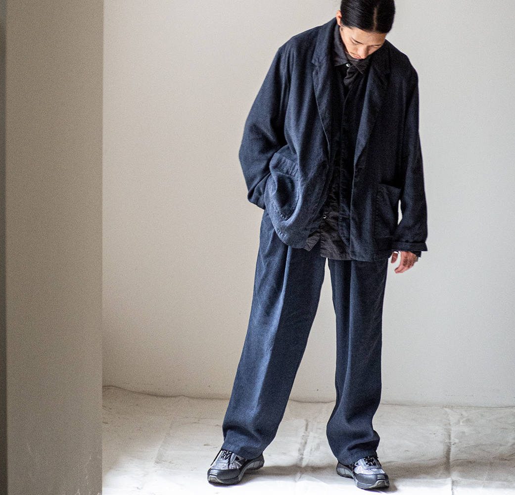 ROUGH AND LOOSE SILK LINEN SUITING｜nest Robe / CONFECT ONLINE SHOP