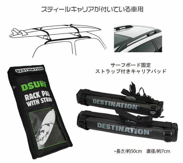 楽天市場】Destination ディスティネーション サーフボードキャリア