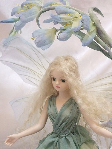 楽天市場】妖精 置物若月まり子 お花の妖精人形♪ロマネスク：シンシア