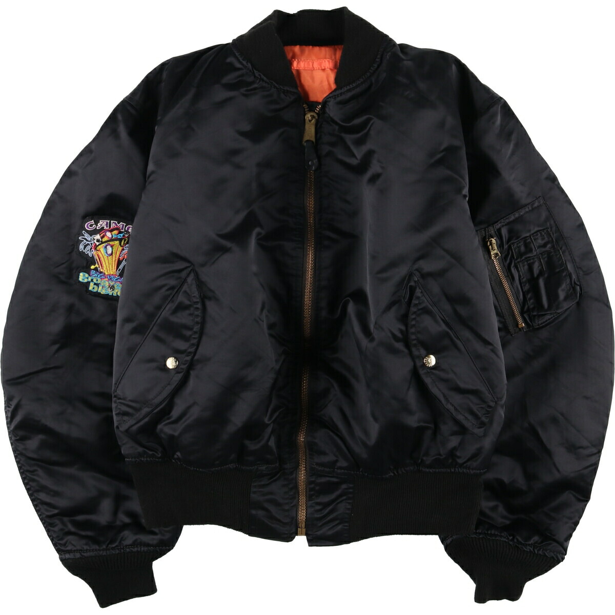 古着 民間品 オーチャード ORCHARD MA-1タイプ 中綿入り ミリタリー