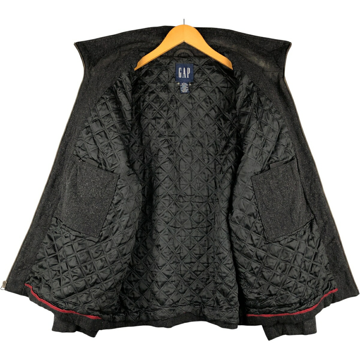 古着 90年代 ギャップ GAP オールドギャップ 中綿入り ウールハーフ