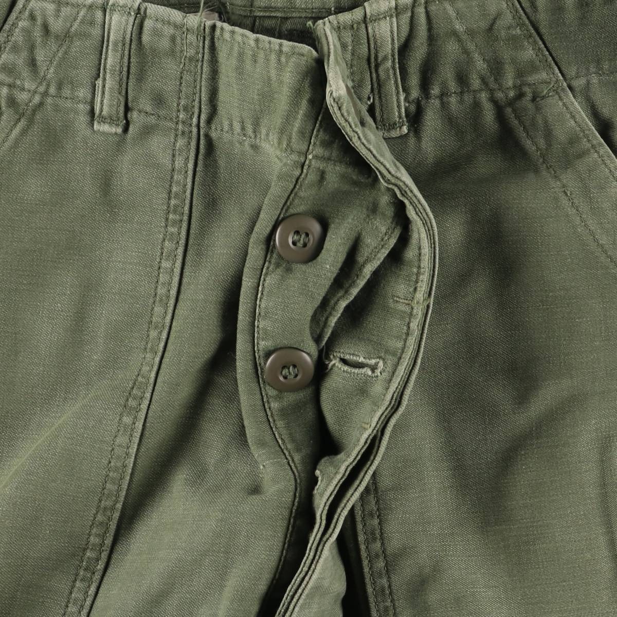古着 60年代 米軍 ミリタリー ベイカーパンツ 34×31 メンズw32相当