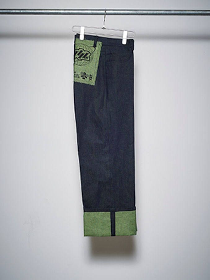 YUKI HASHIMOTO - ワークディーテルジーンズ - WORK DETAIL JEANS NAVY