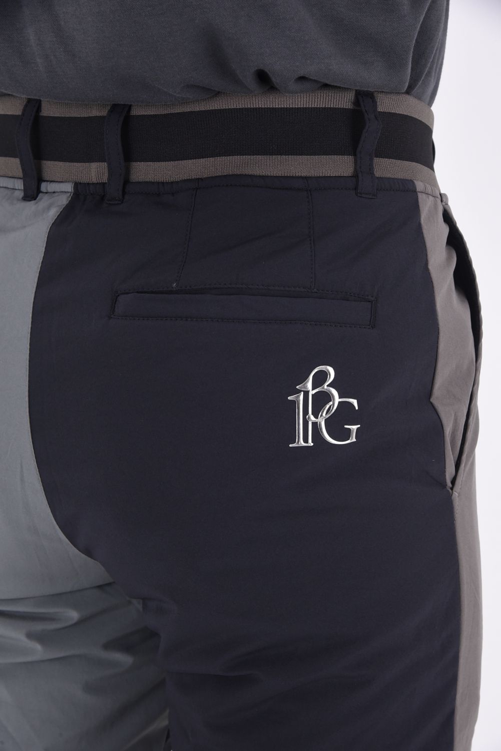 1PIU1UGUALE3 GOLF - CRAZY RIB PANTS / ロゴ クレイジーパターン