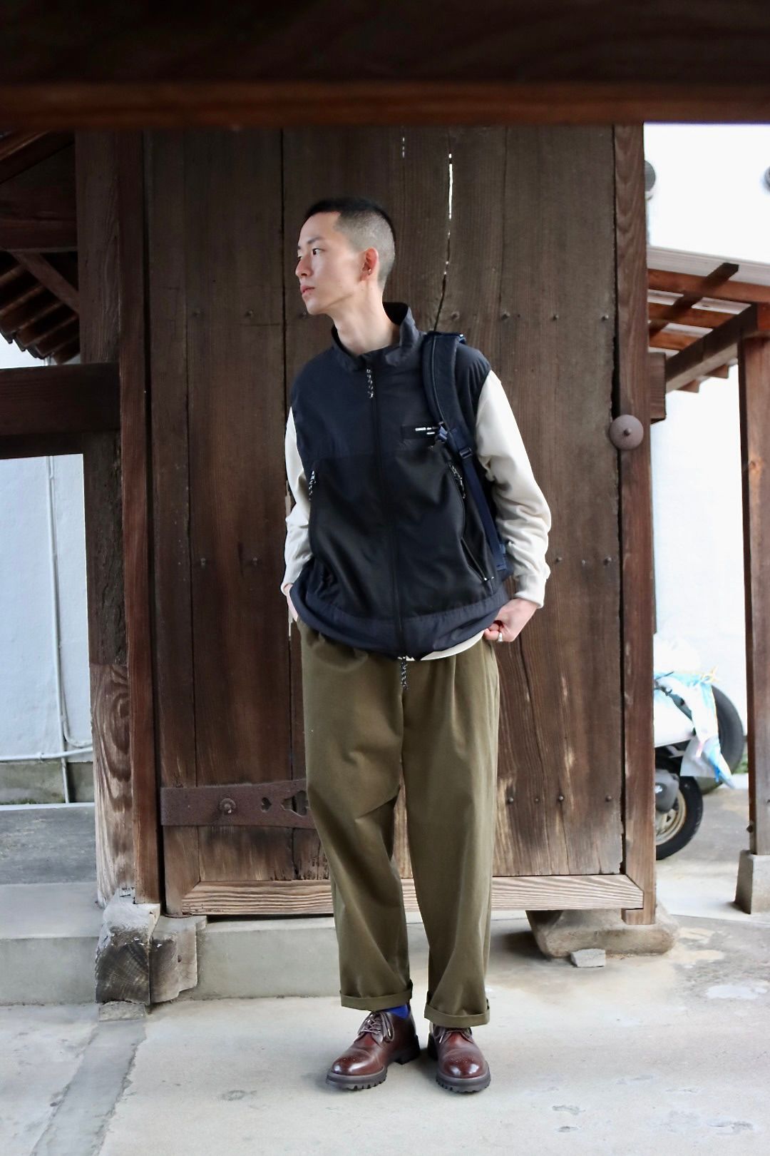 A.PRESSE - アプレッセ23SSチノ Chino Trousers (23SAP-04-15H)OLIVE