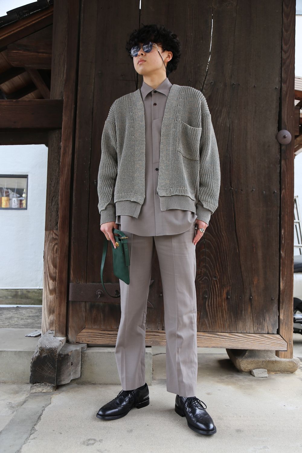 YOKE(ヨーク) CONNECTING CARDIGAN