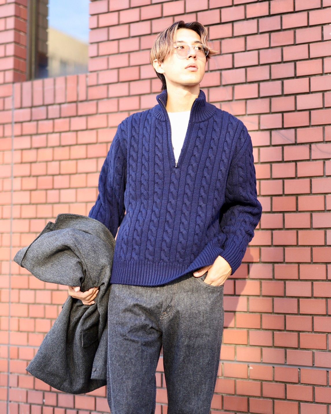 A.PRESSE Tweed Tailored Jacketスタイル | 3844 | MARK