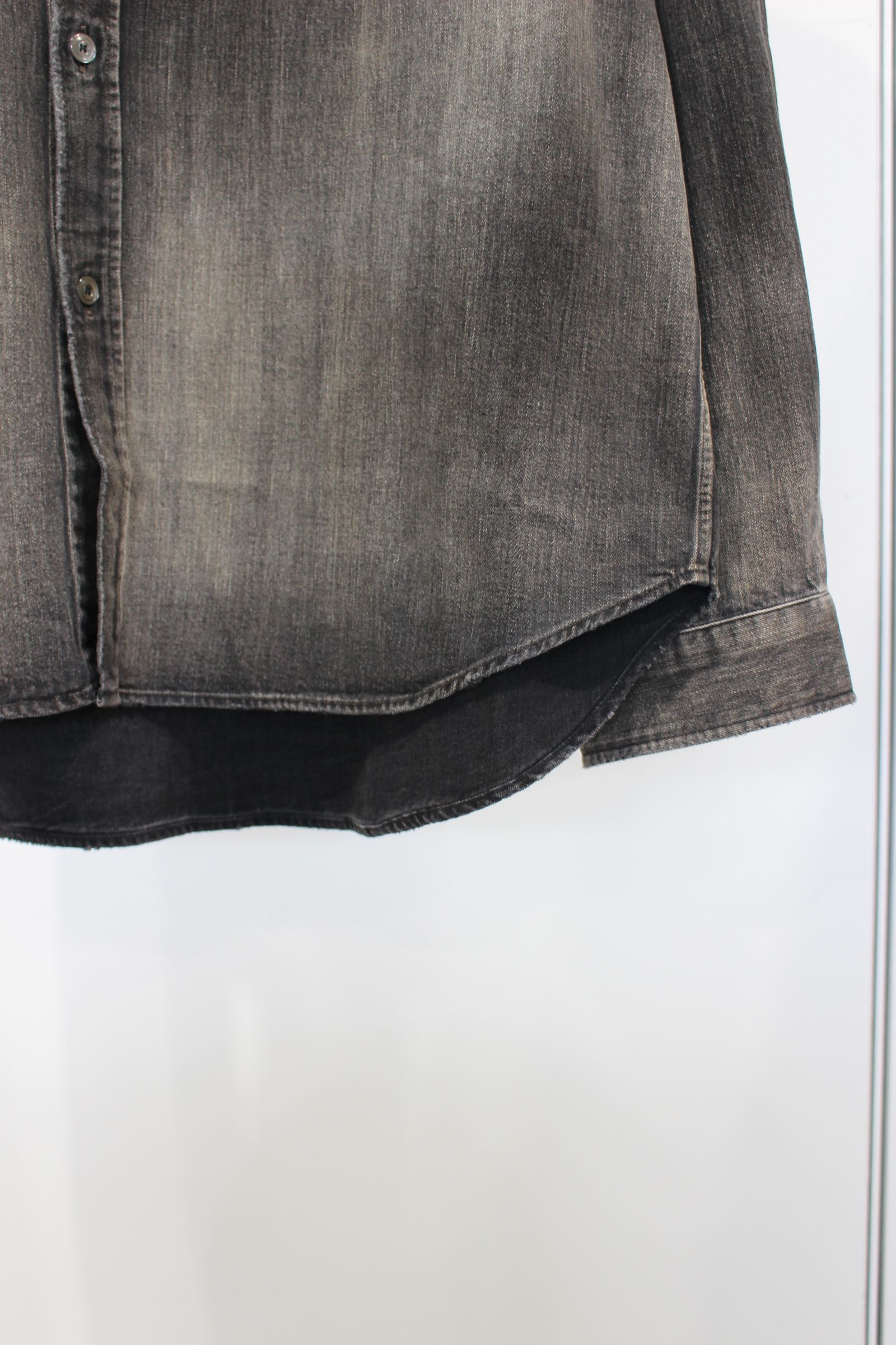 ANCELLM - DRESS DENIM SHIRT | BLACK | シャツ | NapsNote