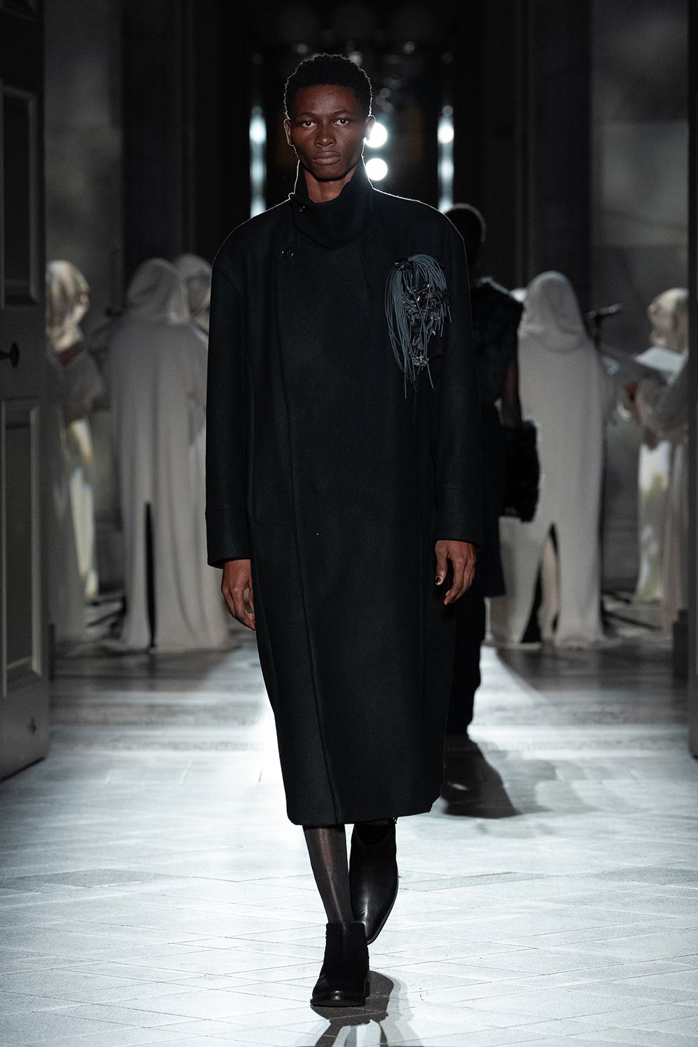 juha - 【ラスト1点】【25AW】Belted Over Coat/ベルテッドオーバー