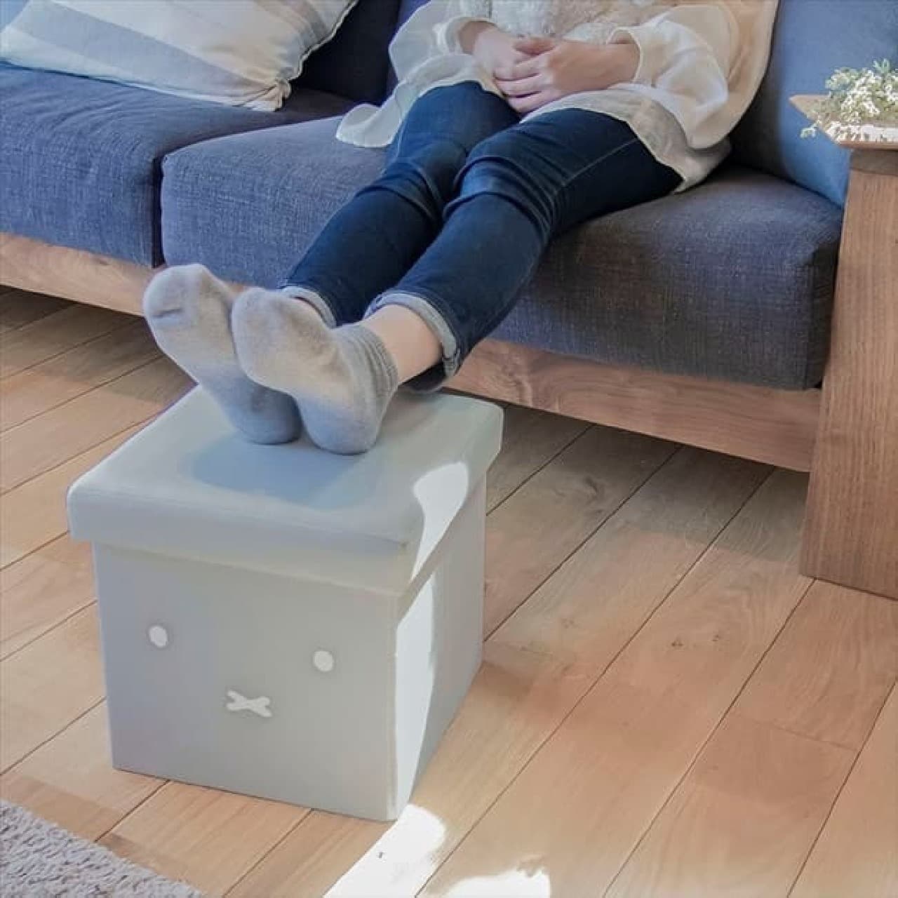 ミッフィー】収納できるスツール」ヴィレヴァンに -- 椅子・収納