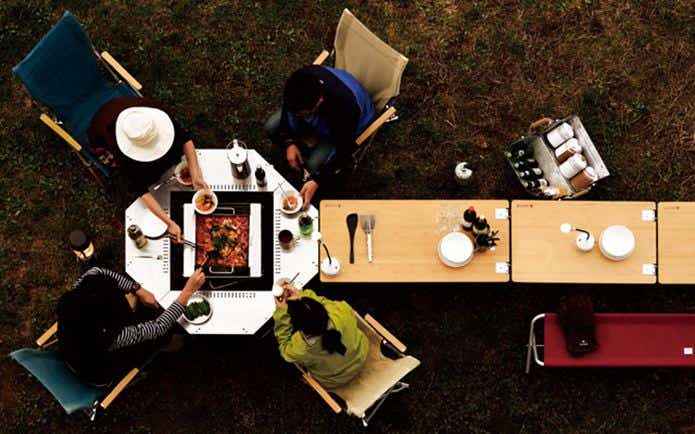 華麗なオプション技でアレンジ自在！スノーピークの「ジカロテーブル