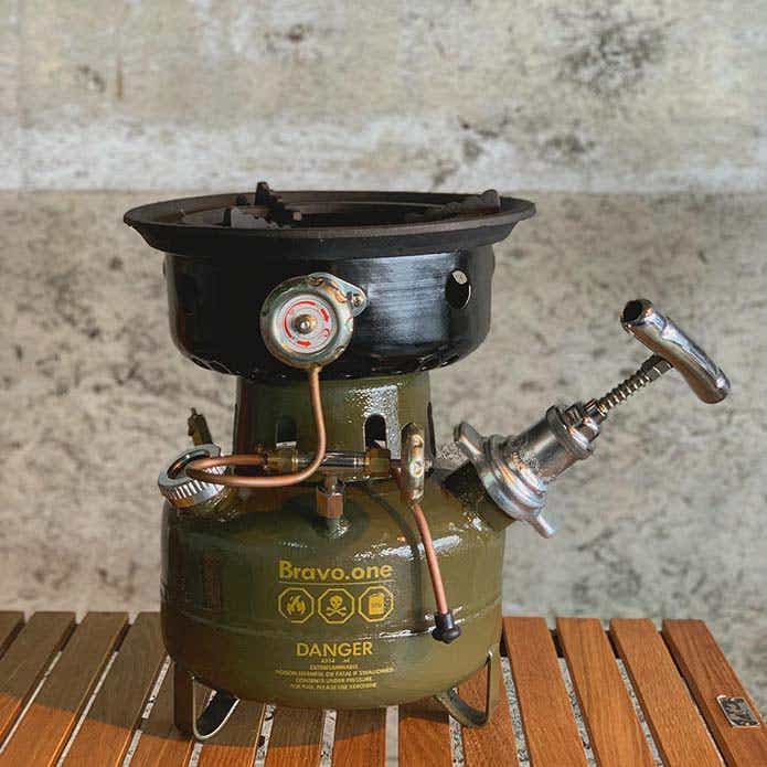 BUSHDEBRUNTbravooneオムニバーナータンカラーアシモグリップ付き