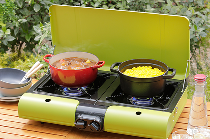 イワタニ(IWSTANI)ツーバーナーコンロ☆決まりました