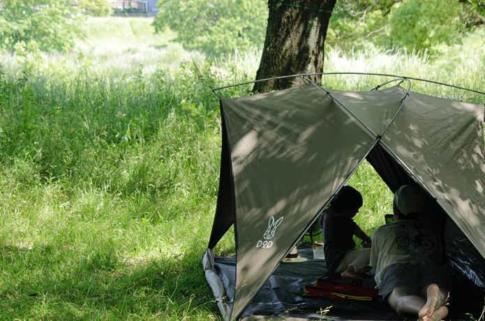 後悔しない逸品】DODの新作「サンシェード」は、テントとしても使えて