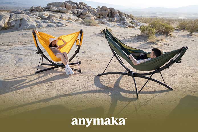 3秒で完成する極楽ゆらゆらチェア！持ち運べちゃう“マイ特等席”が日本