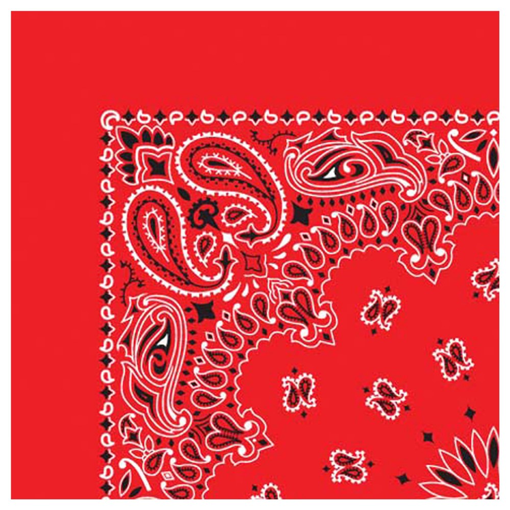 Red Bandana - Set of 10