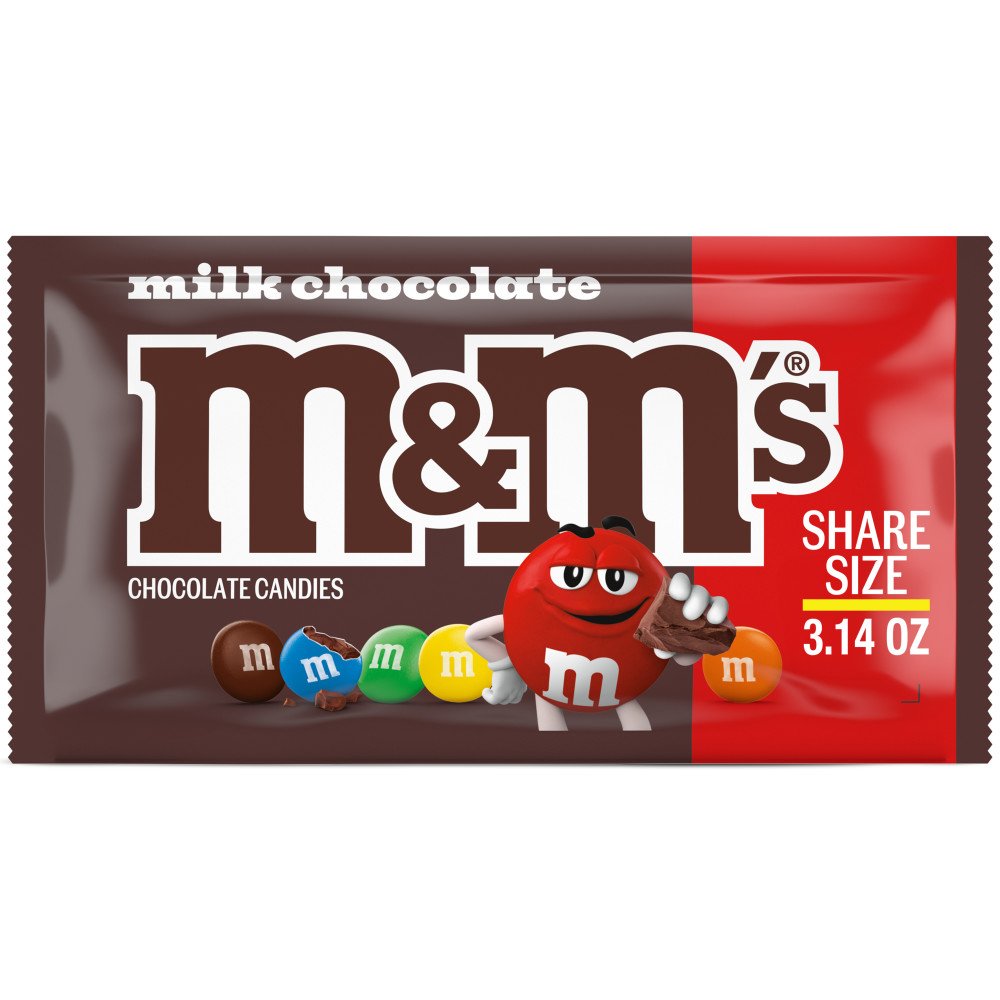M&M'S Milk Chocolate Candy - Share Size, 3.14 oz | Joe V's Smart