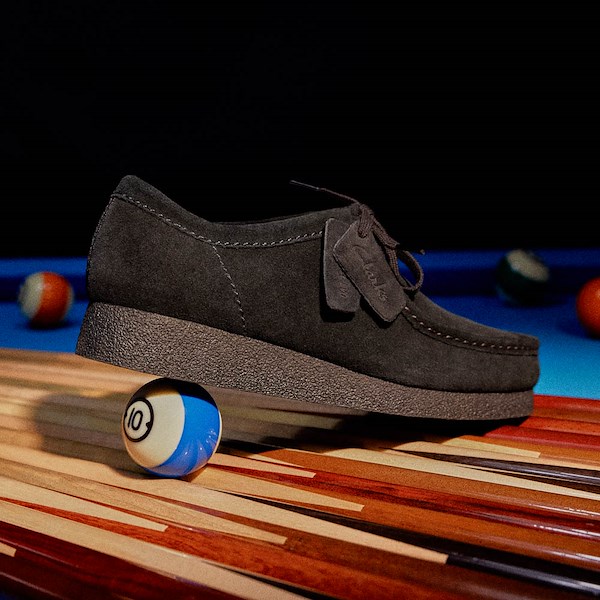 Mens Clarks Wallabee EVO Casual Shoe - Black | Journeys