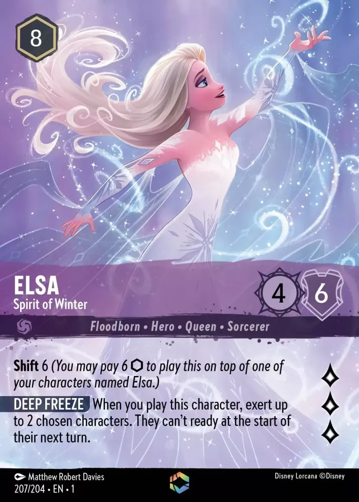 Elsa - Spirit of Winter Lorcana Card Review | Lorcania