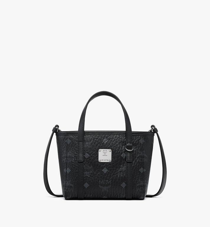 X-Mini Toni Top-Zip Shopper in Visetos Black | MCM ®US