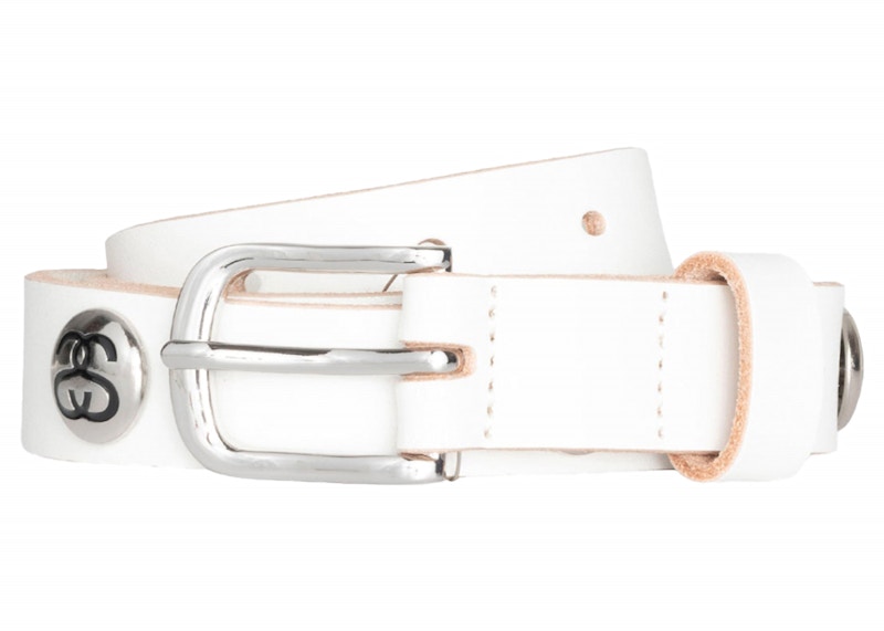 Stussy SS-Link Studded Belt Bone Men's - SS24 - US