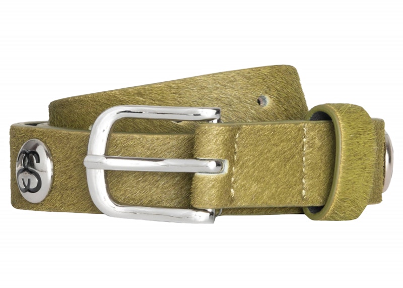 Stussy SS-Link Studded Belt Hairy Moss Men's - SS24 - US